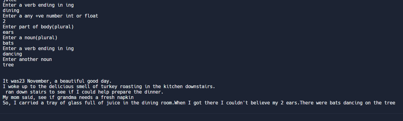 C++ Project 1