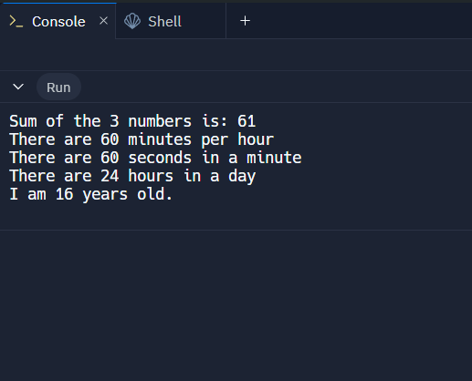 C++ Project 1